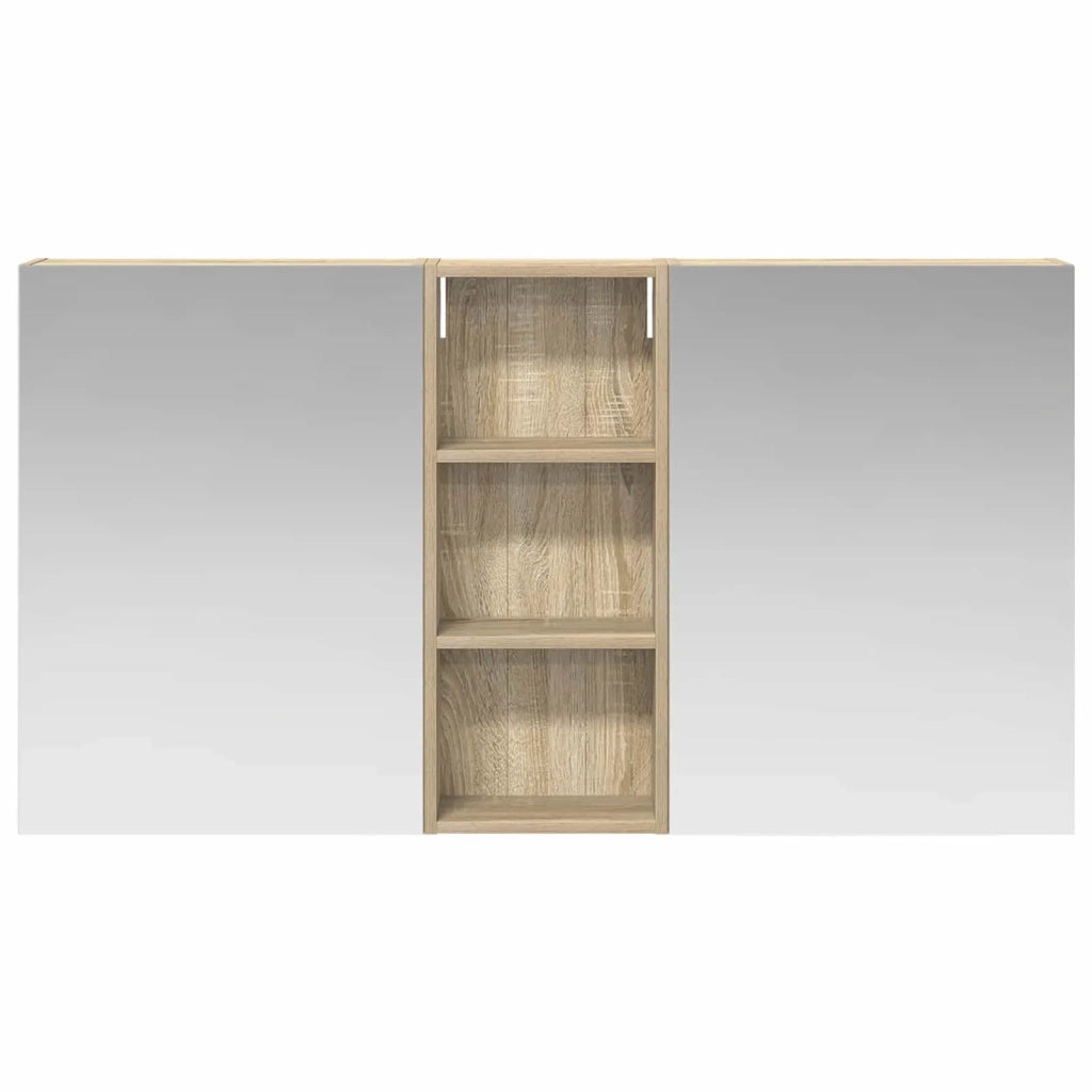 Set di Armadi da Bagno con lo scaffale 3 pcs 130 x 14,5 x 70 cm 3403762