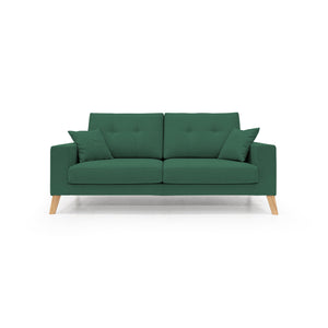Danish Divano moderno in tessuto morbido impermeabile T02 206 cm verde