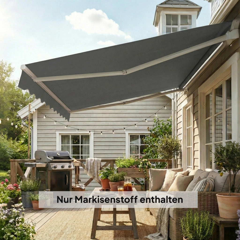 Tenda per Terrazzo ¨C zephmum ¨C Grigio Scuro 3.5x2.5m