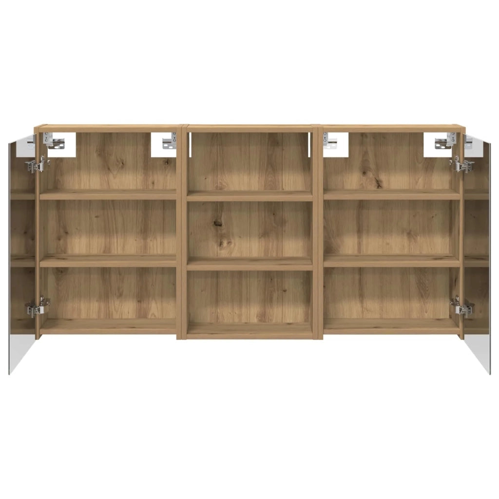Set di Armadi da Bagno con lo scaffale 3 pcs 126 x 16 x 62.5 cm 3403831