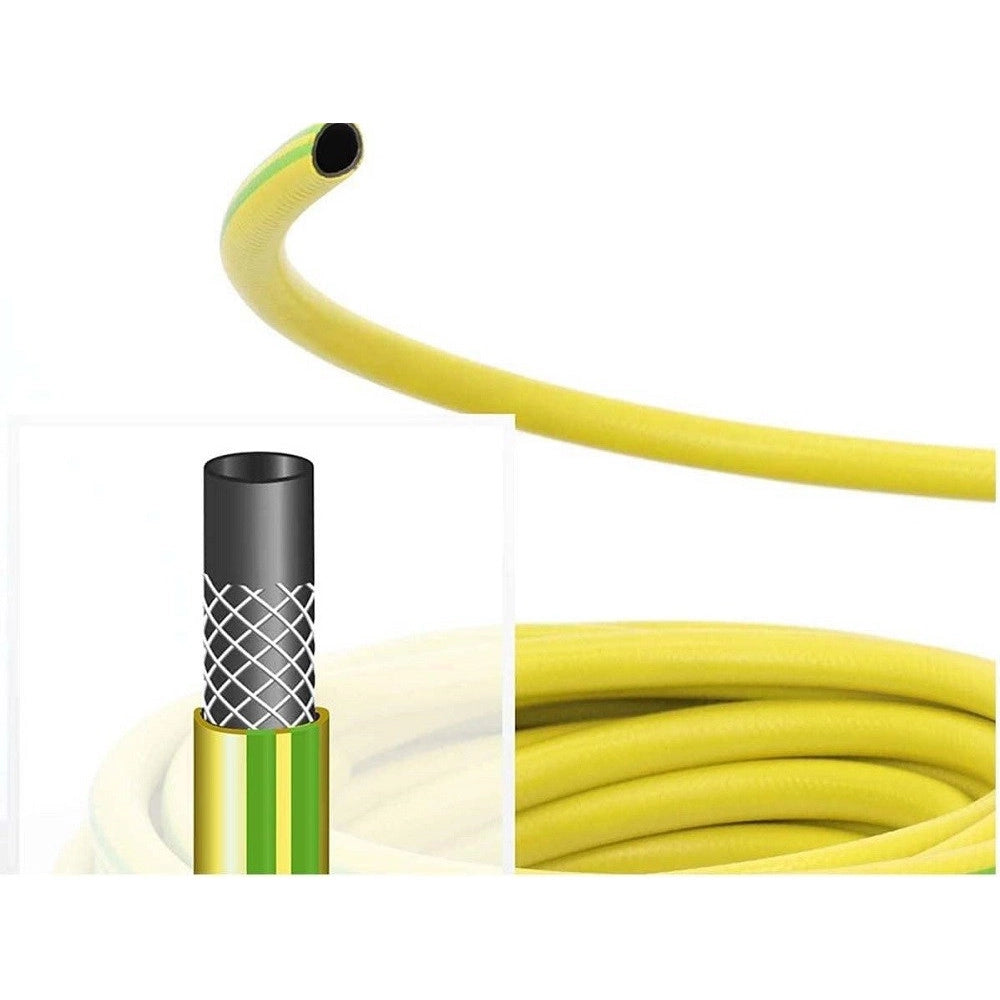 Trade Shop - Tubo Acqua Irrigazione Pvc Retinato Giardino Professionale ø 5/8" 10 Mt 9009803 -