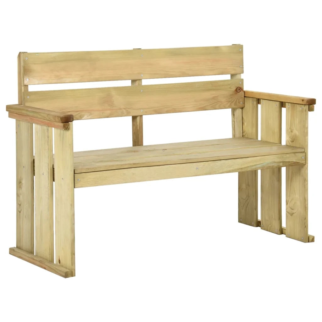 Panca da giardino mobili da esterno terrazza 121 cm legno di pino impregnato 02_0011213
