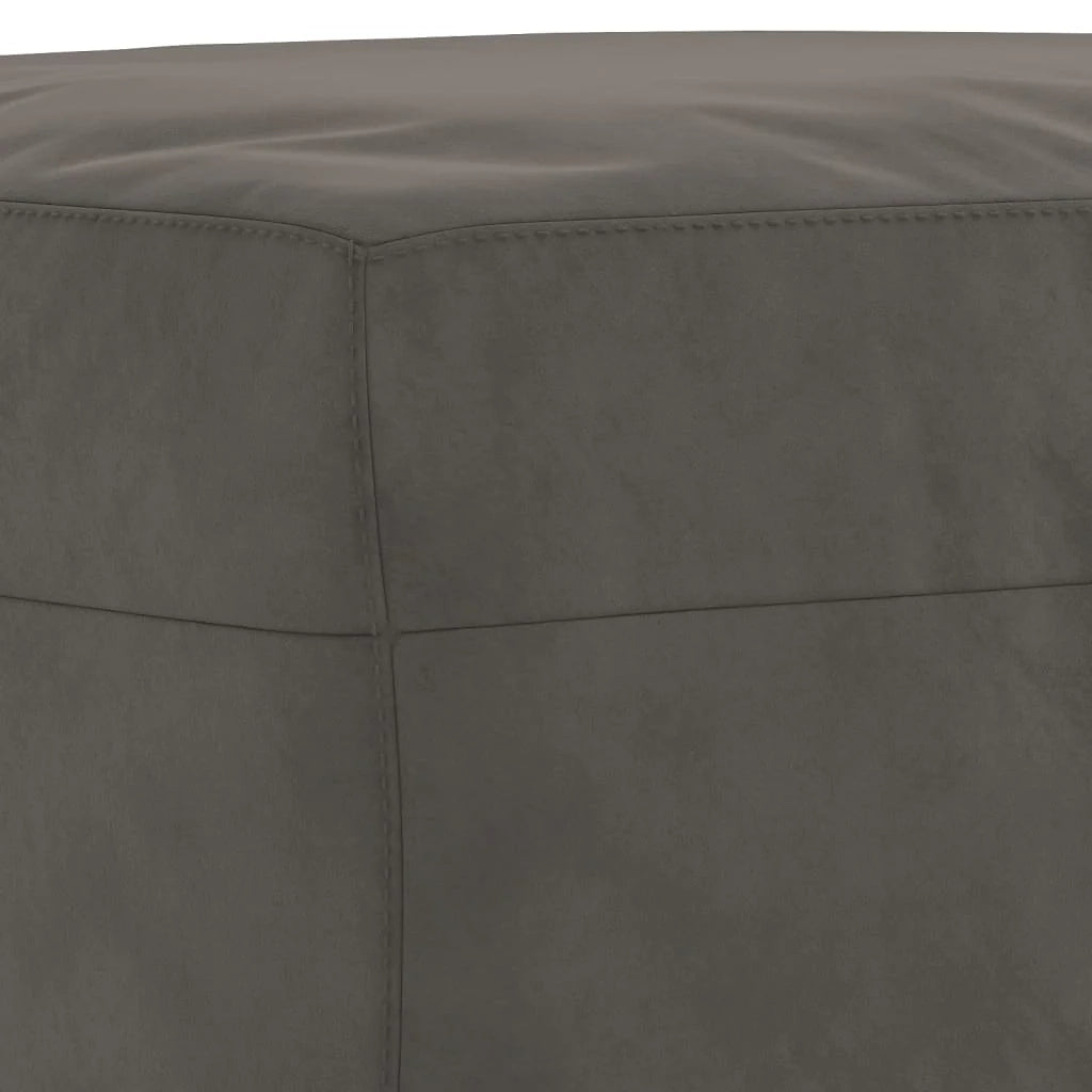 Panca 100 x 35 x 41 cm velluto grigio scuro 02_0010492