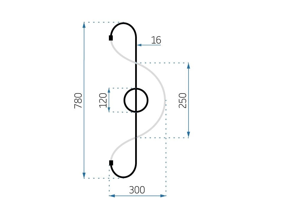 Lampada Led App858-w Long Gold