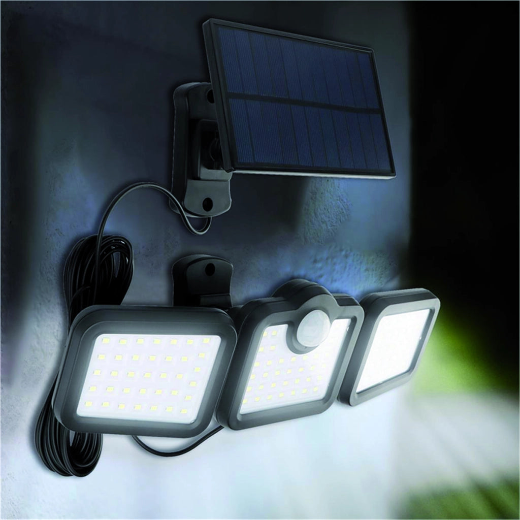 Suprema PROIETTORE SOLARE ORIENTABILE, 108 led, 10 watt, 600 lumen, luce calda