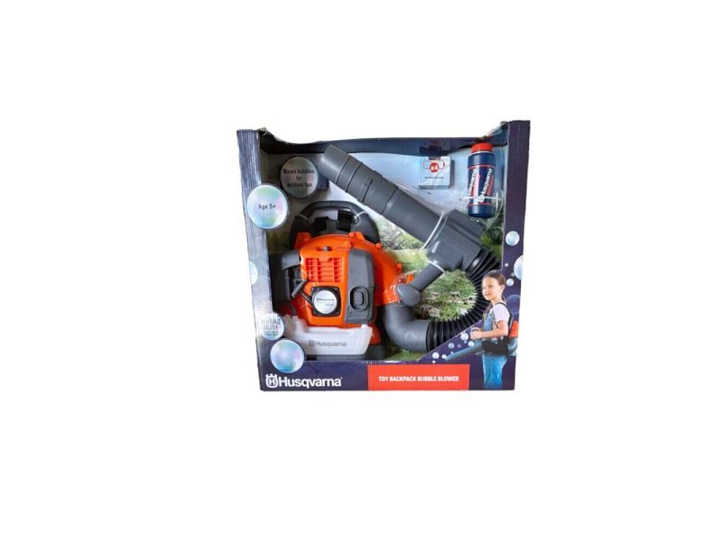 Soffiatore a spalla sparabolle giocattolo per bambini Husqvarna