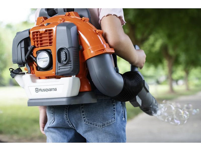 Soffiatore a spalla sparabolle giocattolo per bambini Husqvarna