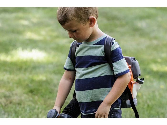 Soffiatore a spalla sparabolle giocattolo per bambini Husqvarna