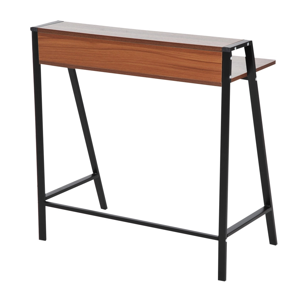 Scrivania ¨C Zephmum ¨C Legno Noyer Nero 84x45x85 cm