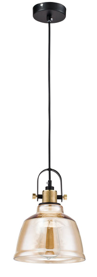 Lampada pendente Pendant in Metallo Irving Nero