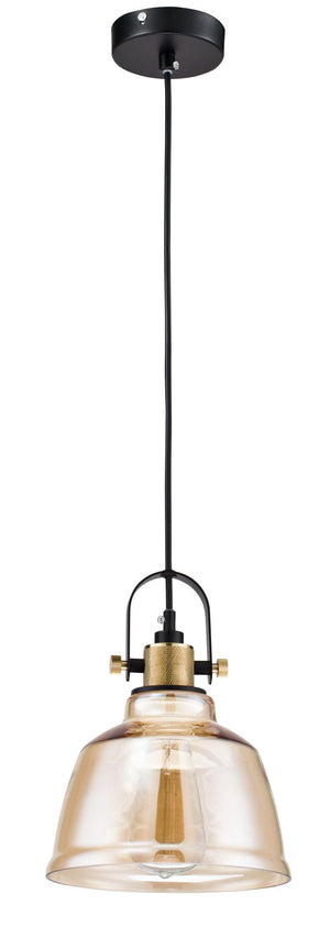 Lampada pendente Pendant in Metallo Irving Nero