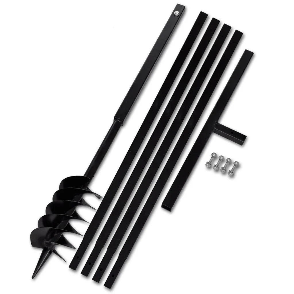 Vanga e trivella manuali da 120 mm con punta di prolunga attrezzi fai da te per garage e officina 3402075