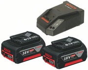 Bosch 0615990fp8 2x batterie da 18v 4ah + 1x caricabatterie AL 1860 CV
