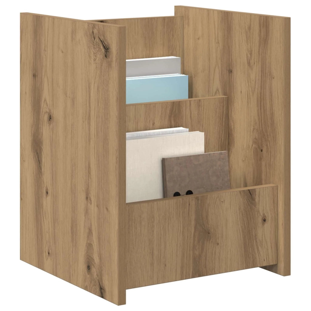 Scaffale per riviste Rovere artigianale 35 x 35 x 45 cm 890871