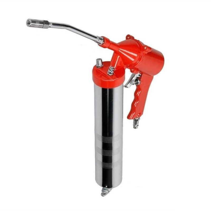 INGRASSATORE PNEUMATICO AUTO AD ARIA E PISTOLA POMPA MANUALE CON TUBI KIT 6 PZ