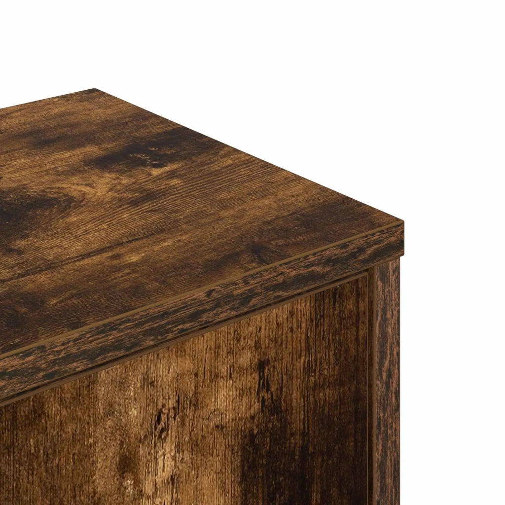 Mensola Angolare da Parete Rovere Fumo 48 x 48 x 120 cm 8012232