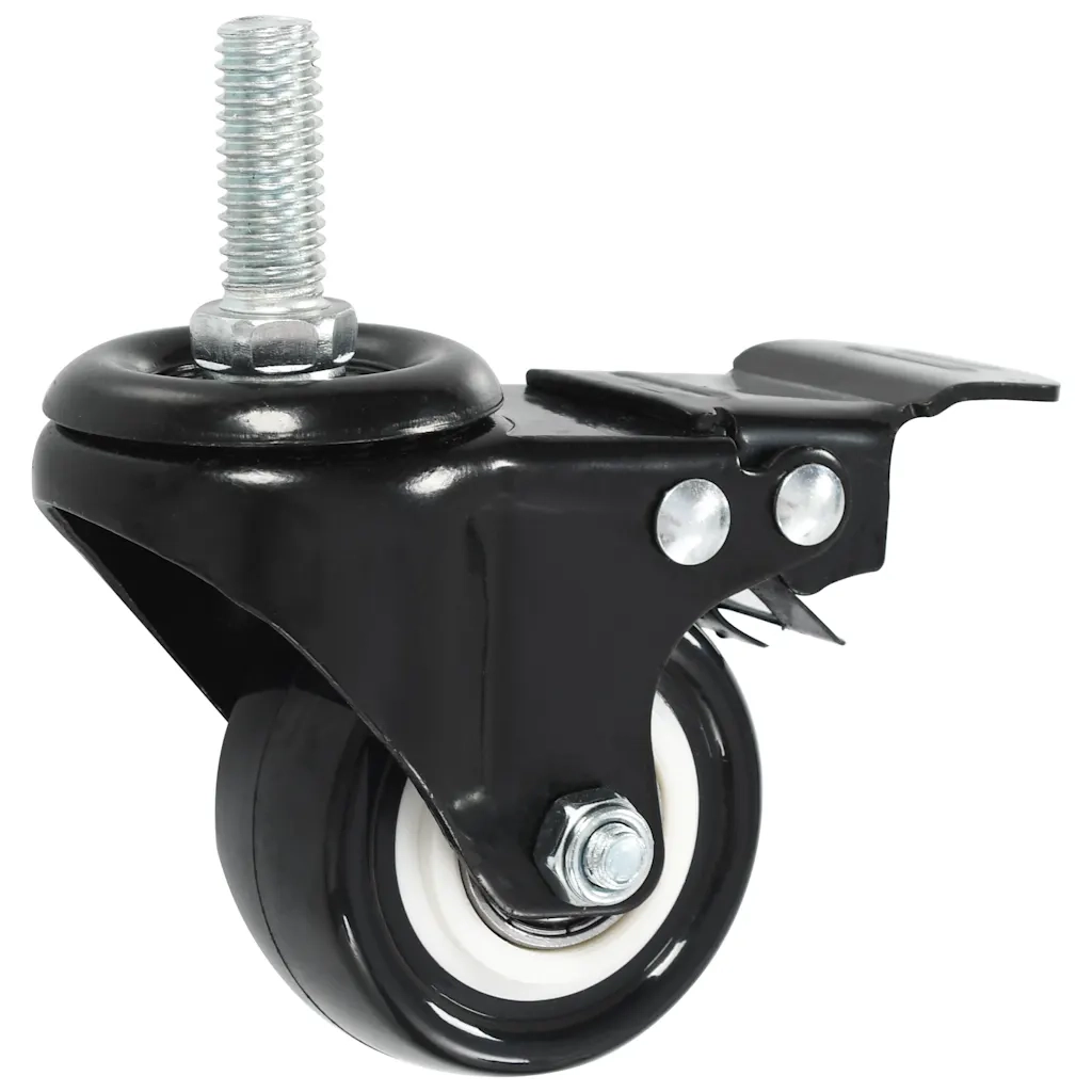 Ruote Girevoli con Freni 16 pz 50 mm 277933