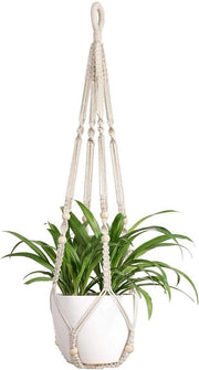 Cestini a Macramé per Piante Sospesi in Fibra di Cotone Decorazione Boho per Balcone e Giardino Decorazione per Casa Esterna e Interna con Corda da 89 cm 

Modello: Mkouo 
Codice Prodotto: 89 cm