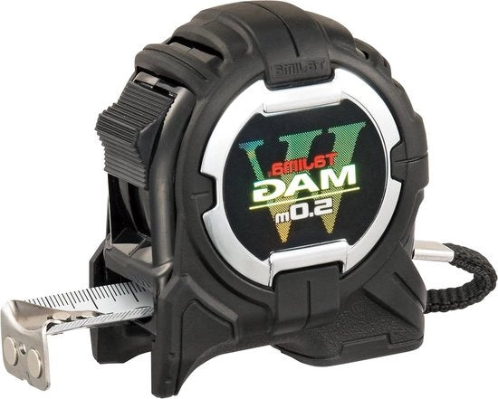 Misuratore a nastro 5 m x 25 mm - per uso professionale.