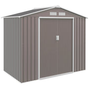 Casetta da Giardino ¨C zephmum ¨C Grigio 213x130x185 cm
