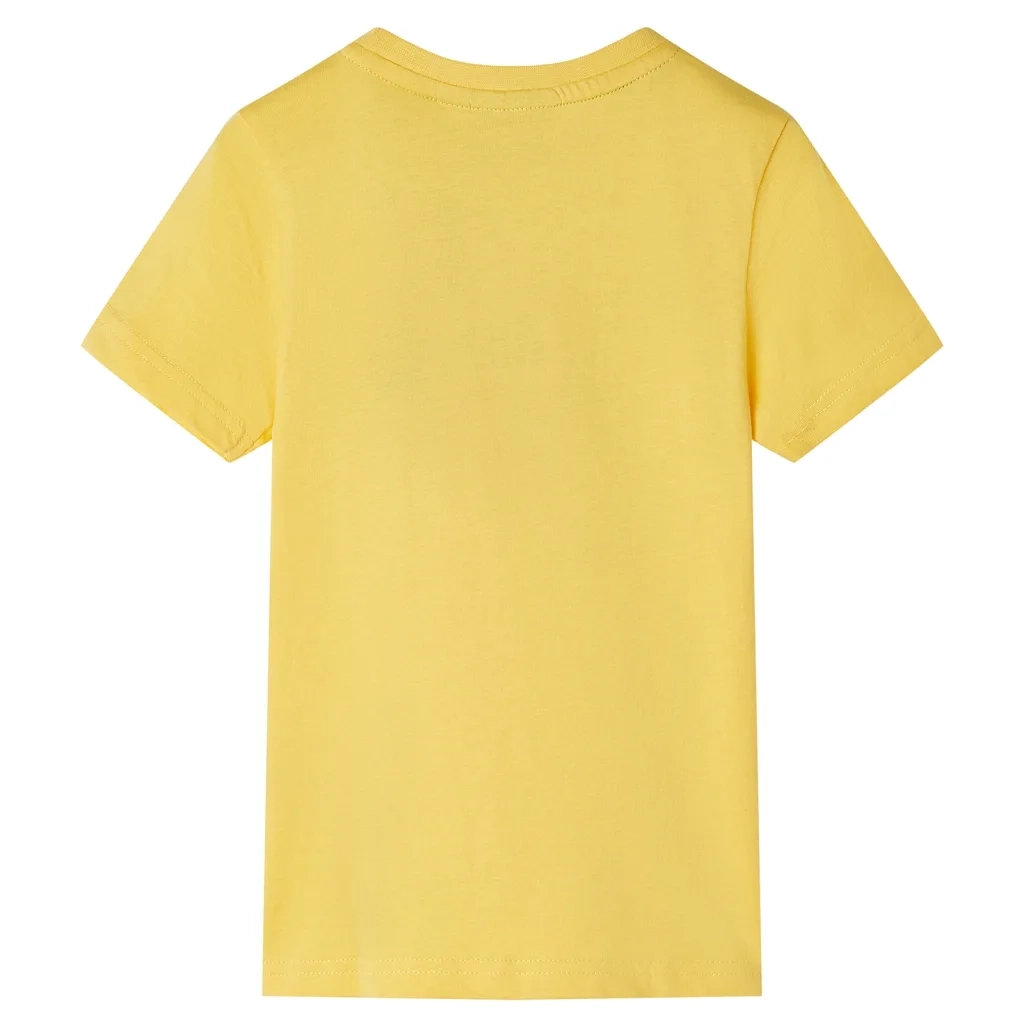 Maglietta da Bambino a Maniche Corte Ocra Chiaro 116cod mxl 133755