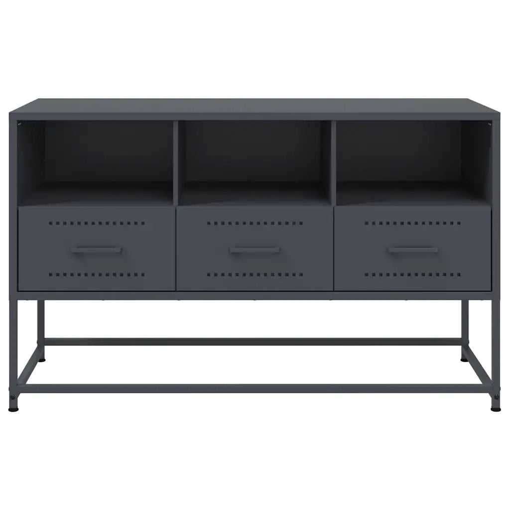 Mobile TV Antracite 100,5x39x60,5 cm in Acciaio 846544