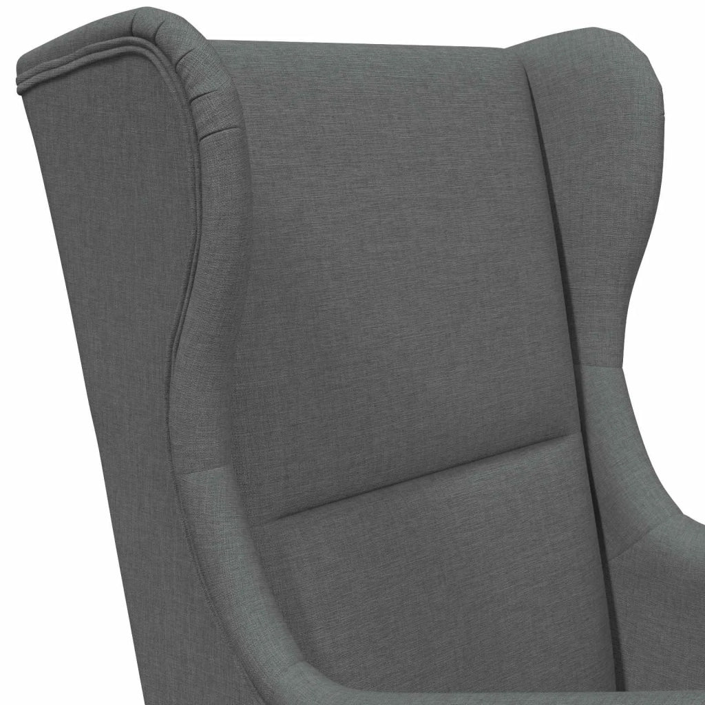Poltrona-Divano Sedia-Poltroncina Grigio scuro Tessuto 783771