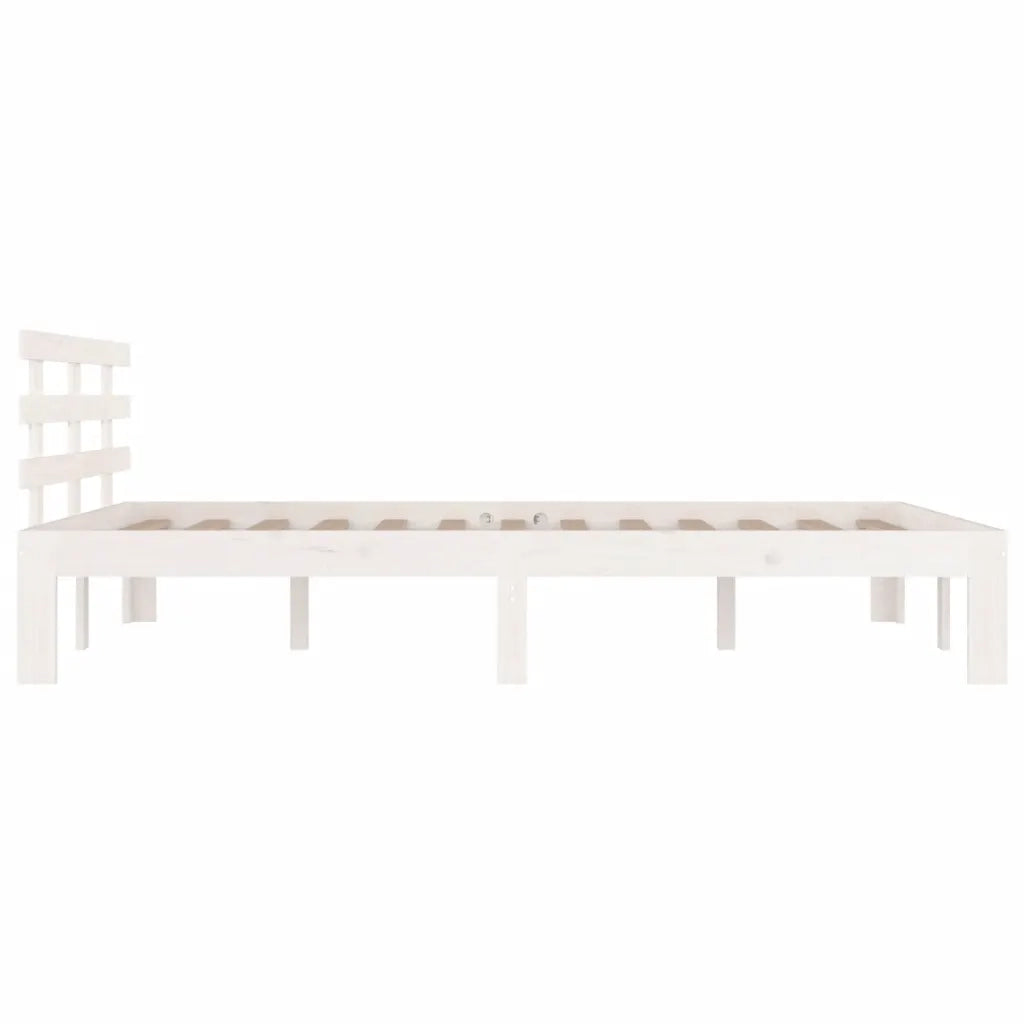 Giroletto Bianco in Legno Massello 160x200 cm 814765