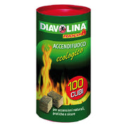 6cf diavolina 'accendifuoco ecologica' 100 cubi - art. 15317 cod:ferx.7008220nlm