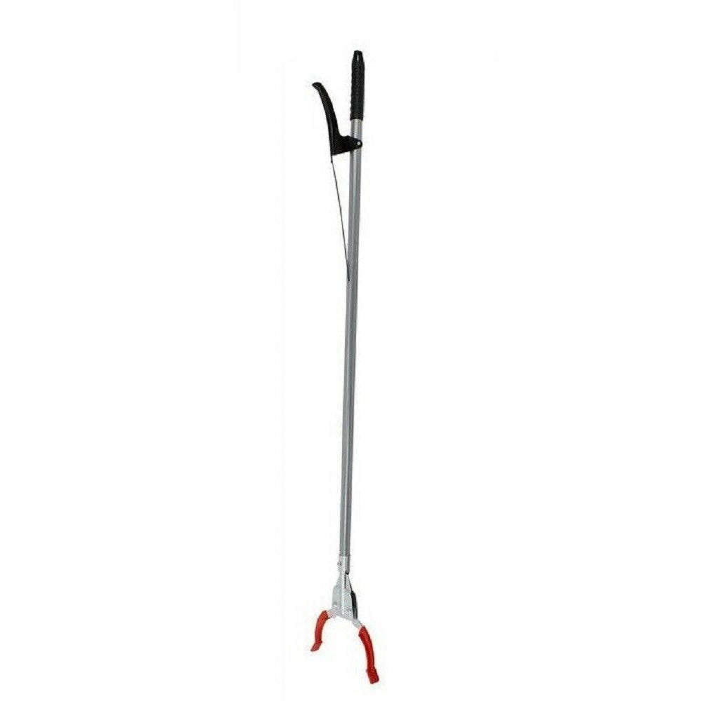 Trade Shop - Pinza Prenditutto Multiuso Braccio Raccogli Carte Rifiuti Casa Giardino 90cm 70612 -