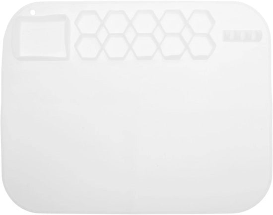 Mat di silicone per lavoro manuale - Onderlegger - Rechthoekig - Facile da pulire - 100% silicone - 40x40 cm - 2 mm - Articolo per hobby e artigianato
