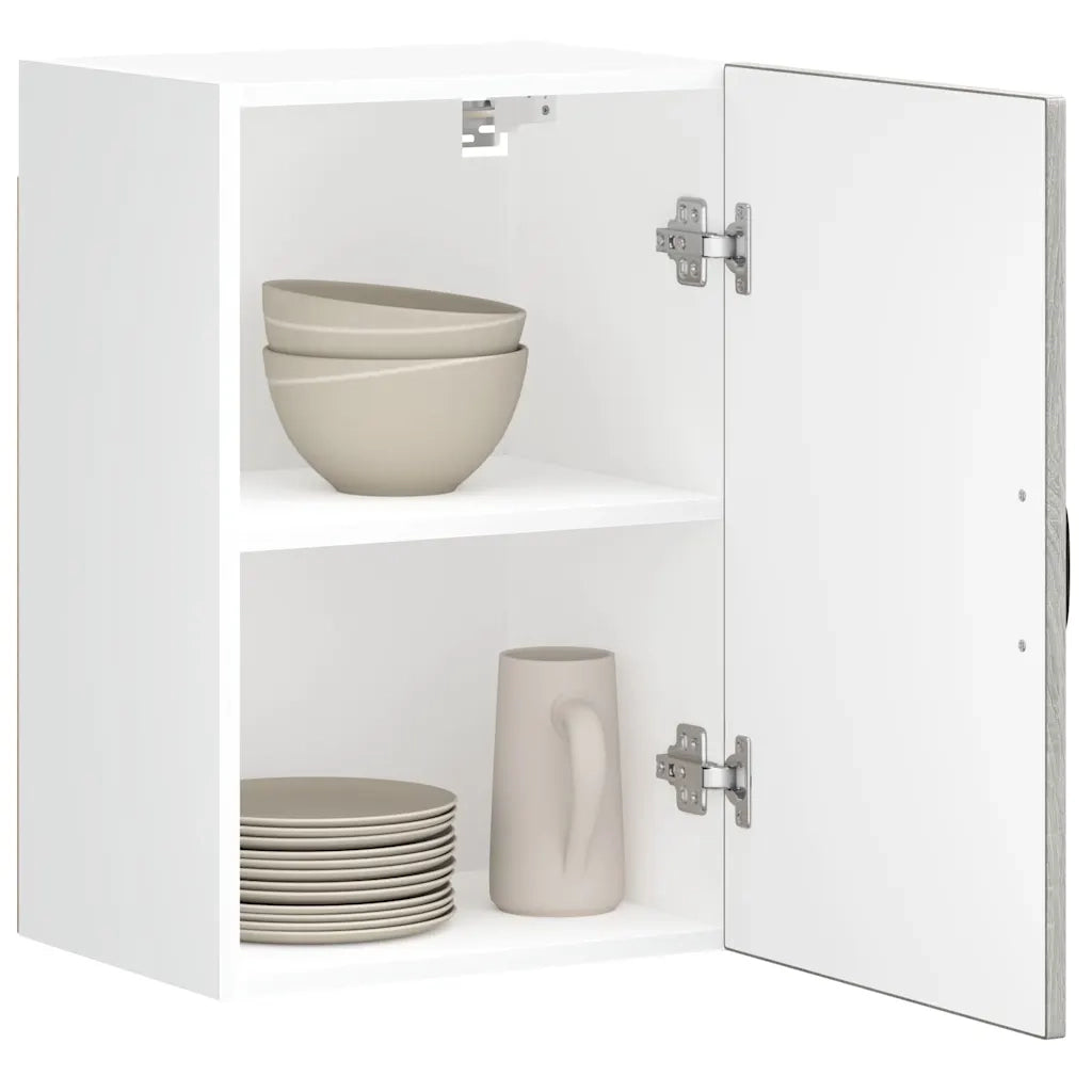 Pensile da Cucina-Mobile Cucina da Parete Lucca Grigio Sonoma in Legno Multistrato 952673