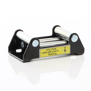 Set Argano elettrico 907kg 12V con fune d'acciaio 12,5m 1CV e guida a rulli da 907-1587kg