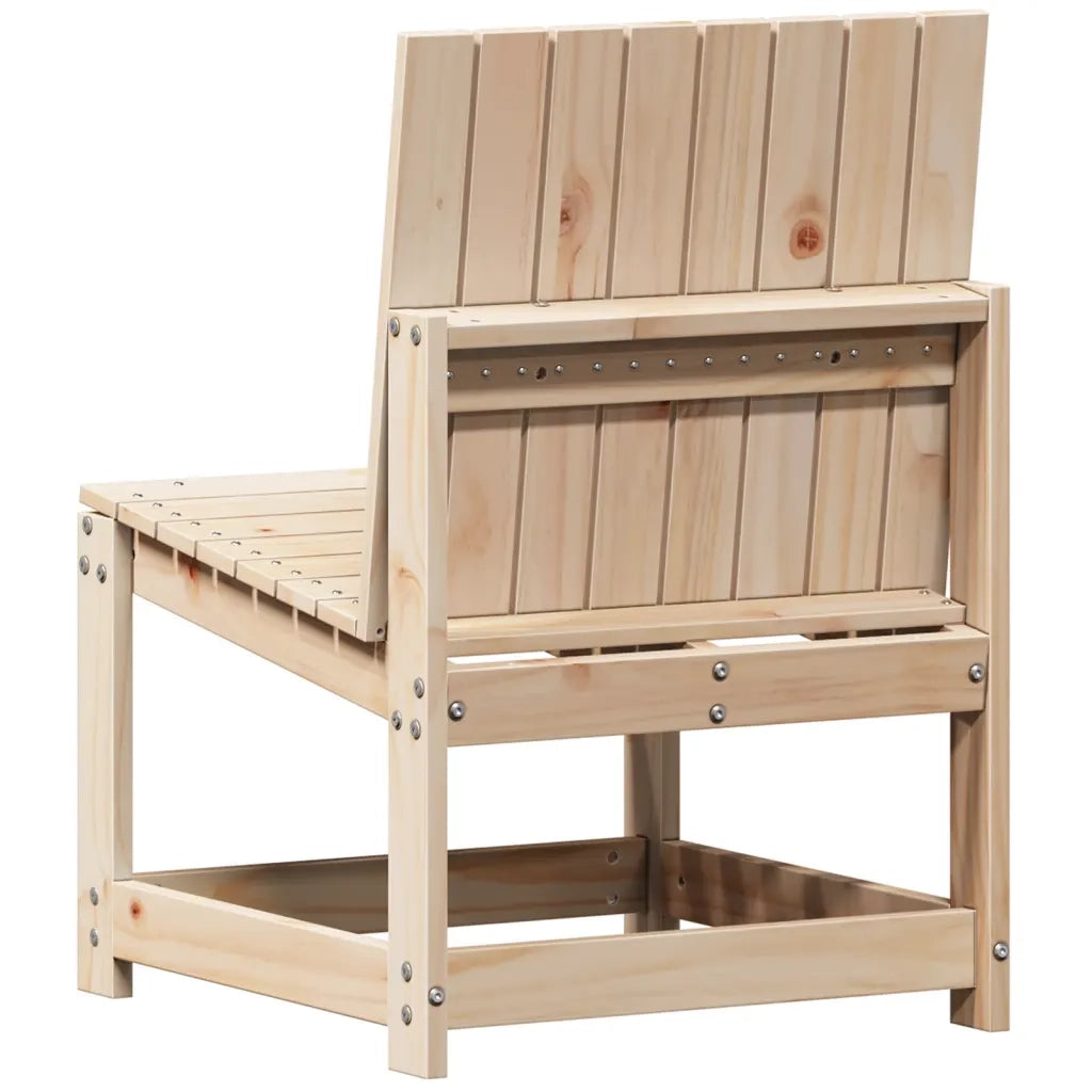 Sedia da Giardino 50,5x55x77 cm in Legno Massello di Pino 832615