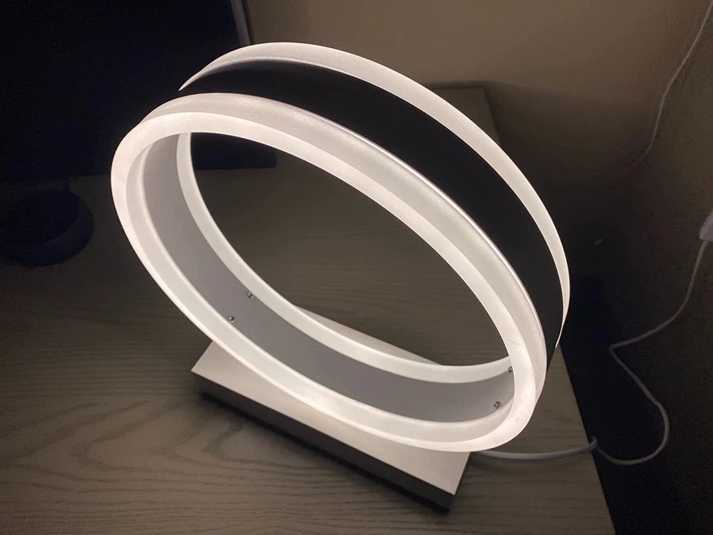 Lampada da Scrivania Comodino Notturna alta Illuminazione a Led Design Moderno
