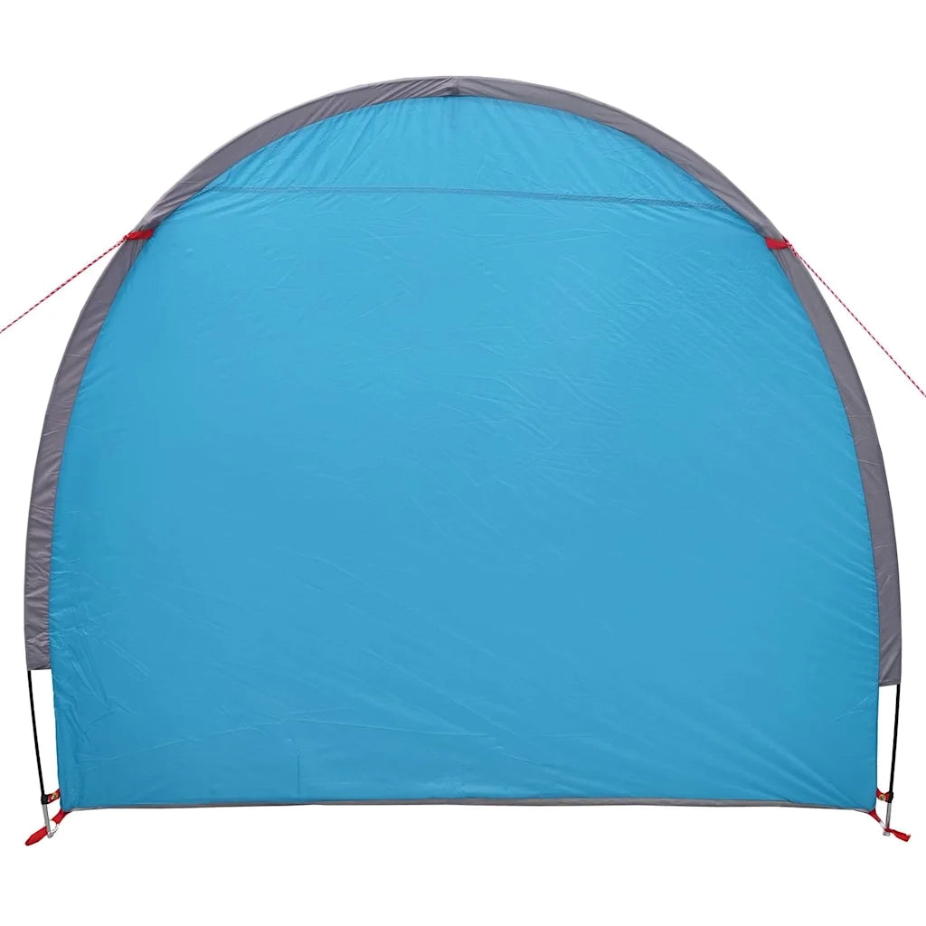 vidaXL Tenda porta biciclette con tetto Blu 210 x 90 x 174 cm