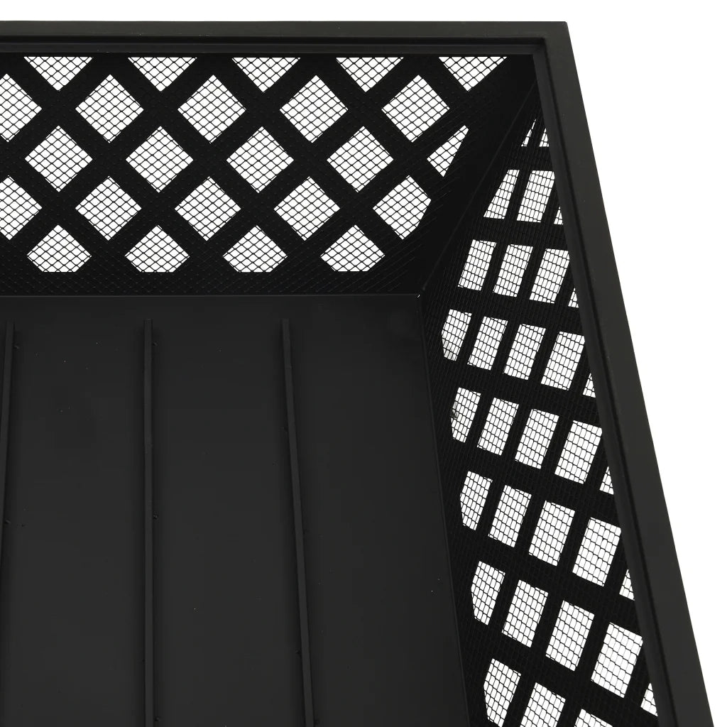 Braciere con Attizzatoio 64 cm XXL in Acciaio 311894