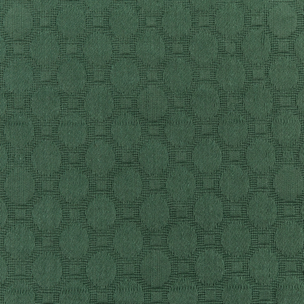 Copriletto in cotone verde 150 x 200 cm con frange Decorativo Camera da letto