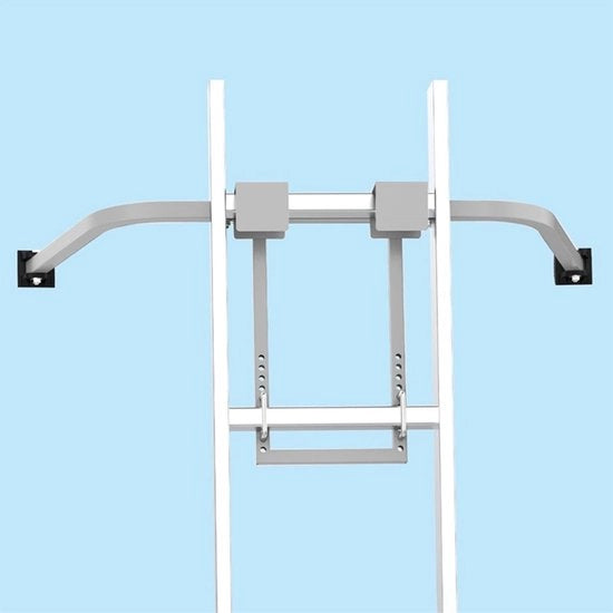 Stabilizzatore per Trappeto con Design Flessibile - Materiale in Acciaio - Maniglia Sicura - Duraturo - Supporto affidabile - Adatto per Tetti e Soffitti - Sostegno per Scale