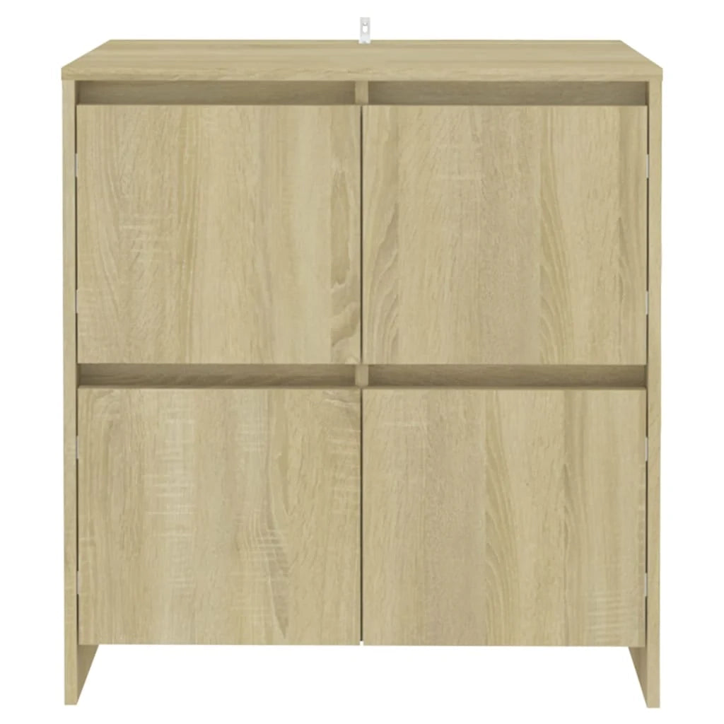 Buffet credenza cassettiera armadio mobile contenitore organizer per cucina soggiorno salotti set da 2 Sonoma 70 x 41 x 75 cm legno ingegnerizzato marrone 02_0036823