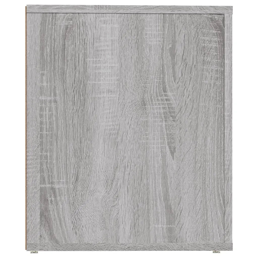 Comodino 2 pz Grigio Sonoma 50x39x47 cm