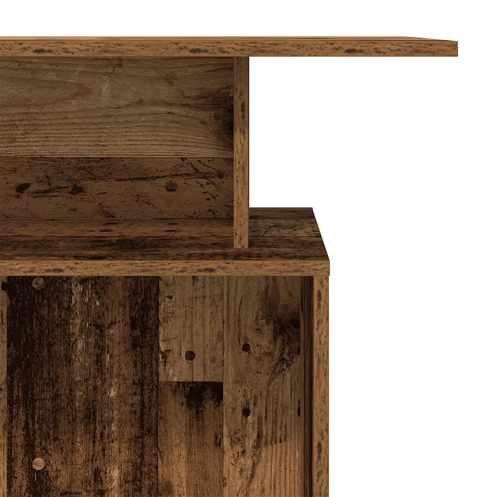 vidaXL Banco Reception Legno Antico 100x40x104 cm Legno Multistrato
