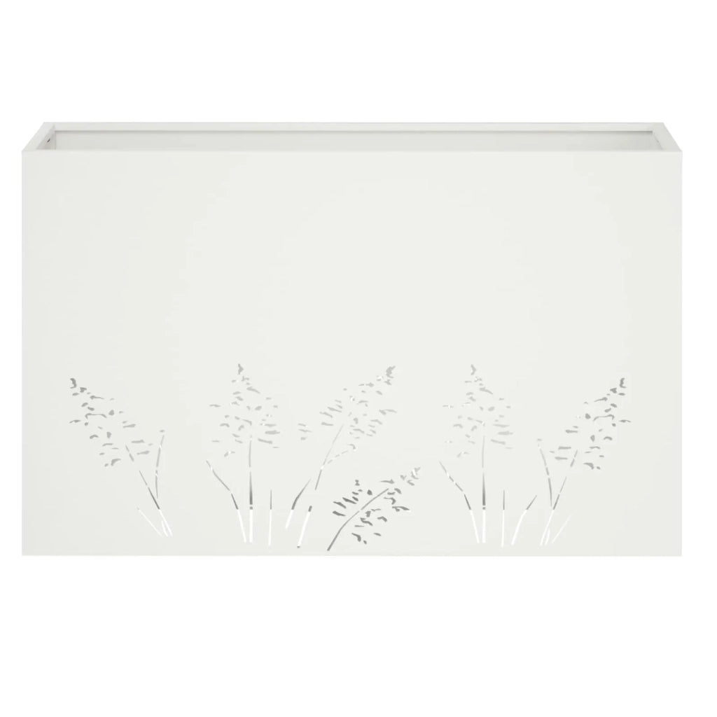 Vaso da giardino 2 pz Bianco 80 x 30 x 49 cm 8005837