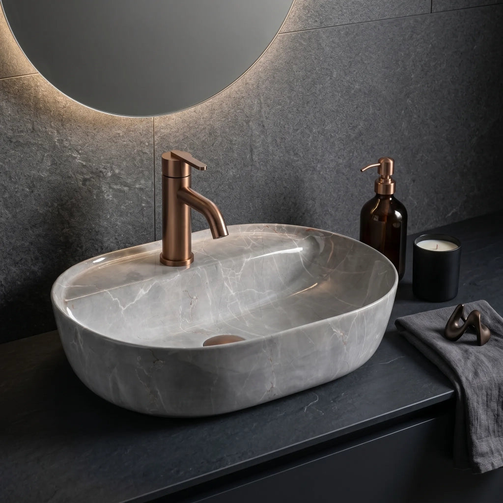 Lavabo Da Appoggio Rea Aura 51 Kashmir