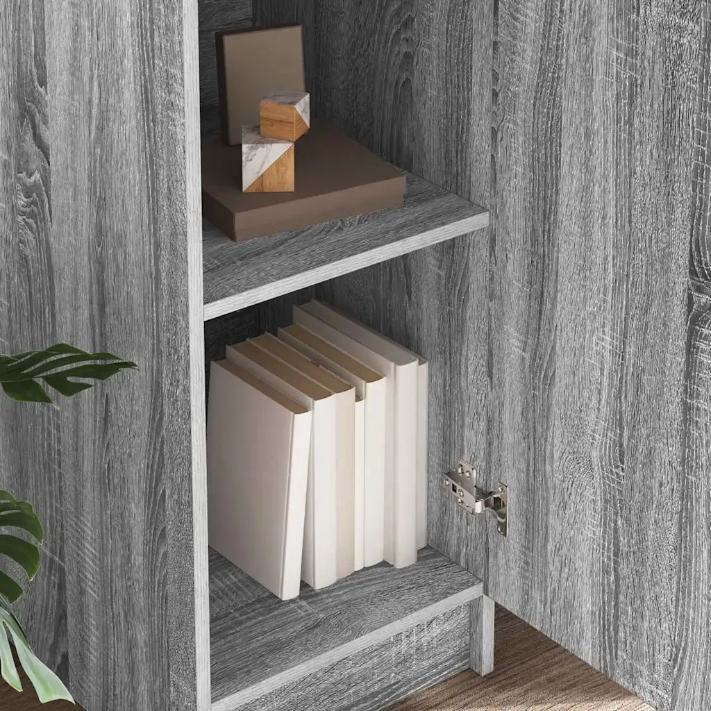 Credenza | Madia | Buffet da pranzo | Armadio da pranzo Grigio Sonoma 35 x 39 x 168 cm