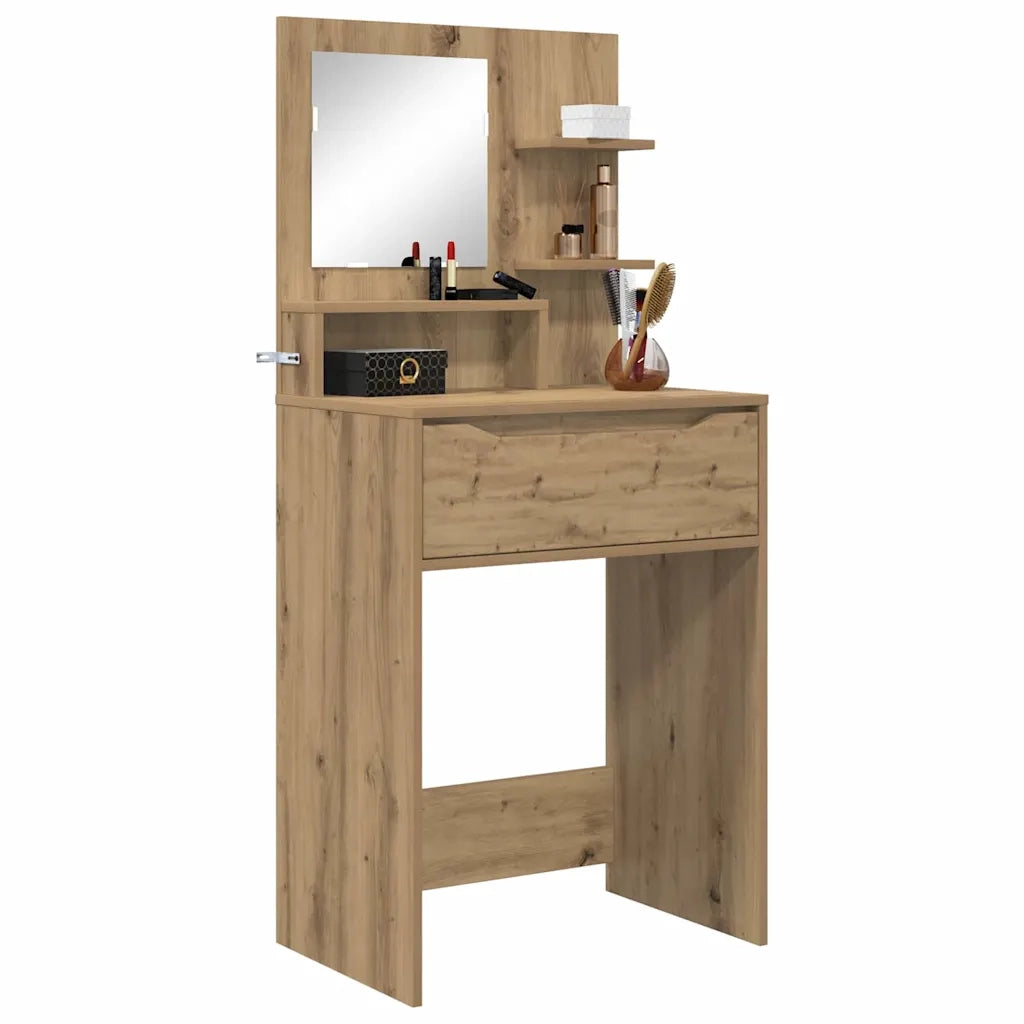 Tavoli da Trucco per Camera da Letto Rovere artigianale