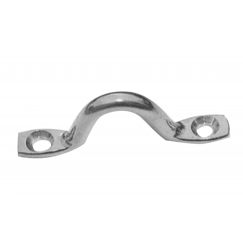 PONTICELLO INOX MM. 32X16H LACING EYE AISI 316 MM.47X25H