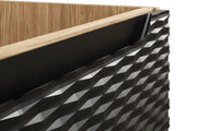Mobile sottolavabo 120 cm 2 cassetti Ocean Black 120 x 57 x 46 cm