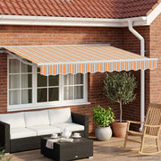 Tettuccio Elettrico Retrattile Blu, Arancione, Bianco 3 x 2,5 m 3421323