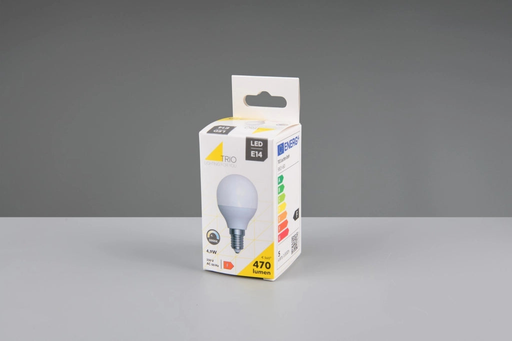Lampadina LED globo E14 5W 3000K 400 lm Trio
